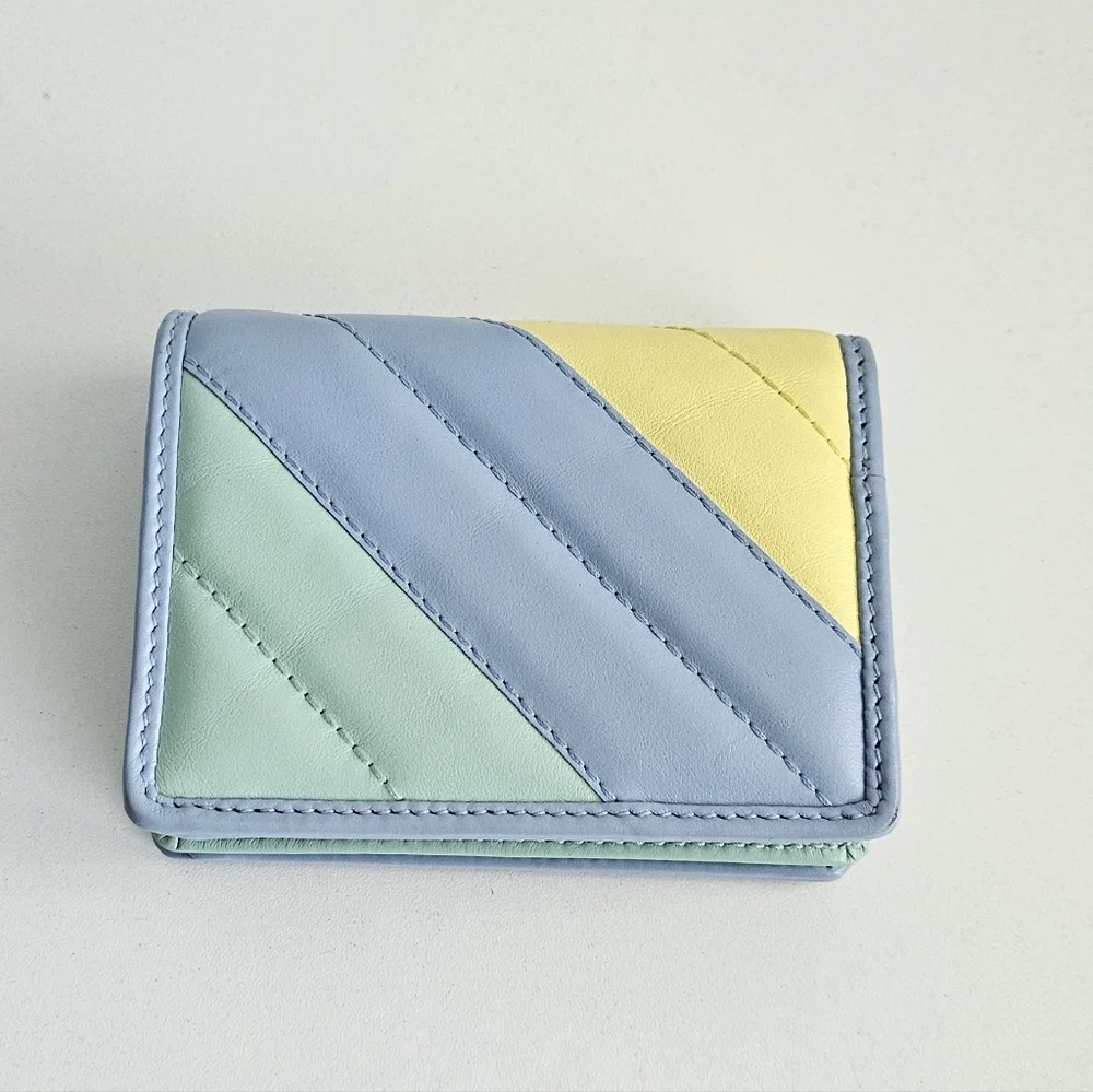 Gucci Multicolor Pastel GG Marmont Compact Wallet